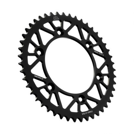 Corone in ergal JT - RACELITE HUSABERG 600 FE 2000-2001 Nero 47 denti - Colore Nero