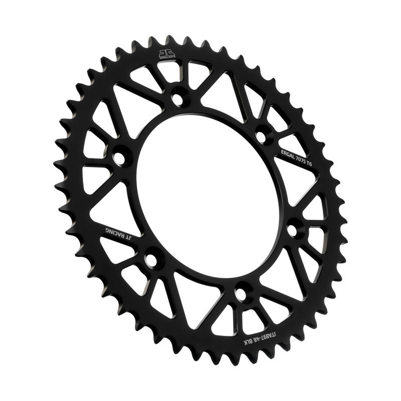 Corone in ergal JT - RACELITE KTM 525 EXC 2003-2007 Nero 48 denti - Colore Nero
