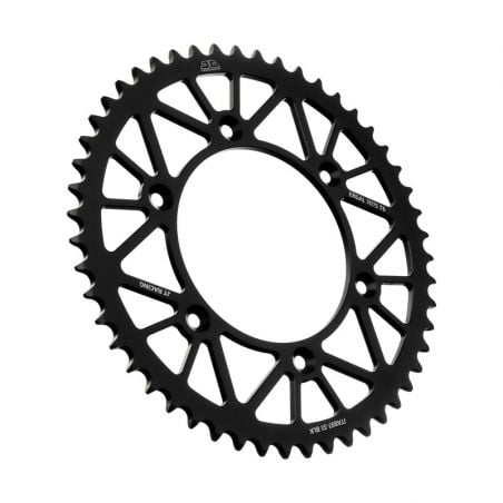 Corone in ergal JT - RACELITE KTM 200 SX 2002-2005 Nero 51 denti - Colore Nero