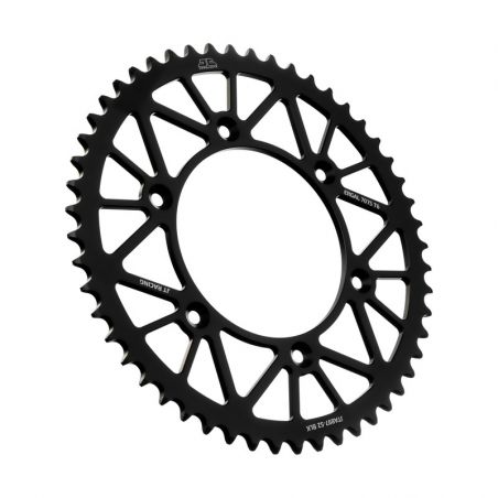 Corone in ergal JT - RACELITE KTM 200 SX 2002-2005 Nero 52 denti - Colore Nero