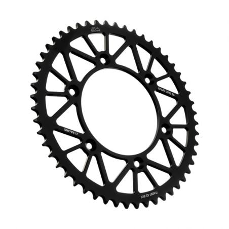 Corone in ergal JT - RACELITE KTM 530 EXC 2008-2011 Nero 52 denti - Colore Nero