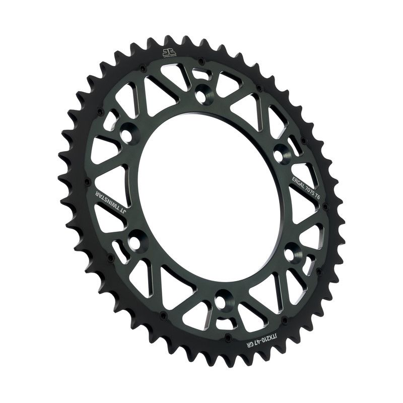 Corone Bi-Metallo JT - TWINSTAR HONDA CR 500 1984-2004 Grigio 47 denti