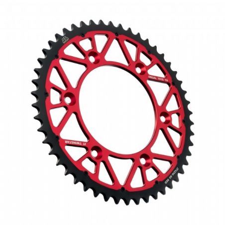 Corone Bi-Metallo JT - TWINSTAR HONDA CR 125 1984-2007 Rosso 50 denti