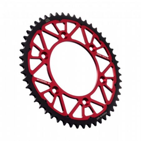 Corone Bi-Metallo JT - TWINSTAR HONDA CRF 250 X 2004-2018 Rosso 51 denti