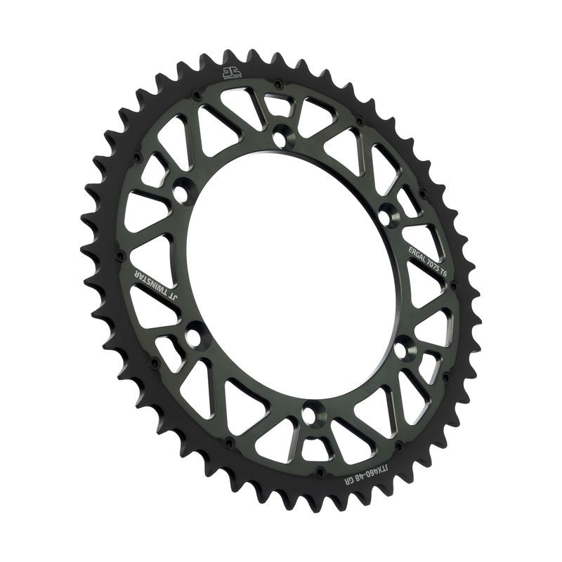 Corone Bi-Metallo JT - TWINSTAR SUZUKI RMZ 250 2004-2006 Grigio 48 denti