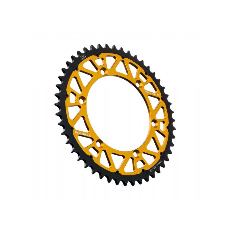 JTX460.48O Corone Bi-Metallo JT - TWINSTAR KAWASAKI KX 500 1983-2004 Oro 48 denti  JT