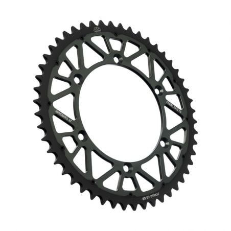 Corone Bi-Metallo JT - TWINSTAR KAWASAKI KX 500 1983-2004 Grigio 50 denti