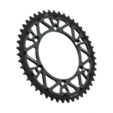 Corone Bi-Metallo JT - TWINSTAR SUZUKI RMZ 250 2007-2023 Grigio 47 denti
