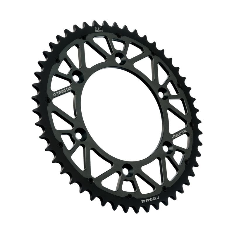 JTX897.49GR Corone Bi-Metallo JT - TWINSTAR KTM 350 SX F 2011-2023 Grigio 49 denti  JT