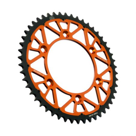 Corone Bi-Metallo JT - TWINSTAR KTM 125 GS 1988-1997 Arancione 50 denti