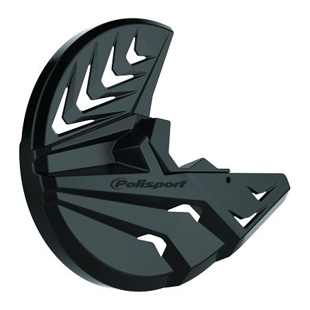 Kit protezione disco freno anteriore e piedini forcelle POLISPORT YAMAHA YZ 250 2008-2022 Nero Kit protezione disco freno anteri