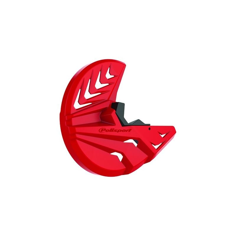 Kit protezione disco freno anteriore e piedini forcelle POLISPORT HONDA CRF 450 R 2015-2020 Rosso Kit protezione disco freno ant
