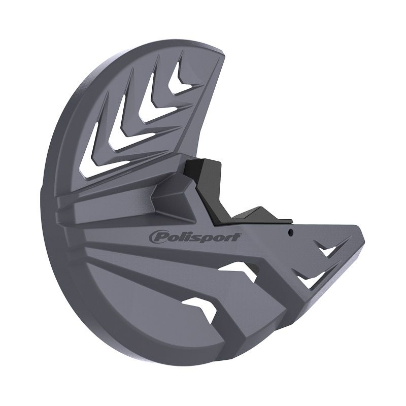 Kit protezione disco freno anteriore e piedini forcelle POLISPORT HUSQVARNA 125 TC 2015-2022 Nardo grey Kit protezione disco fre