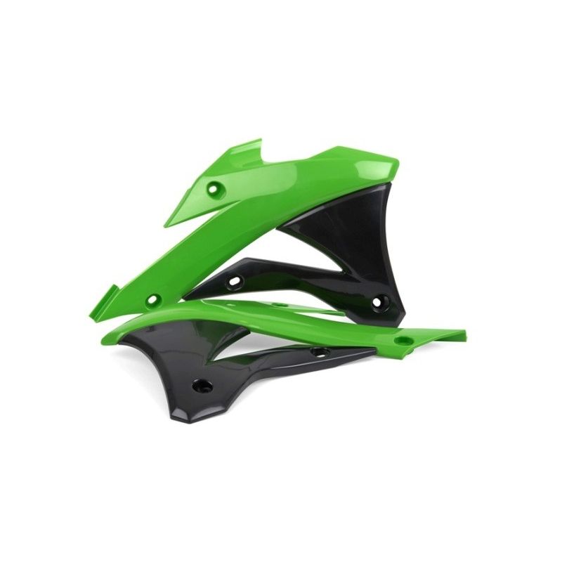 Convogliatori radiatori KAWASAKI KX 85 2014-2022 Verde 05/Nero