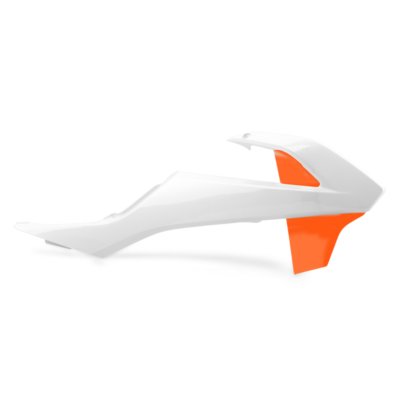 Convogliatori radiatori KTM 65 SX 2016-2022 Bianco/Arancione 16
