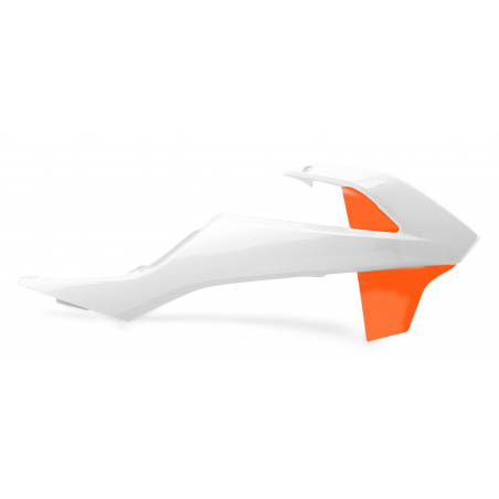Convogliatori radiatori KTM 65 SX 2016-2022 Bianco/Arancione 16