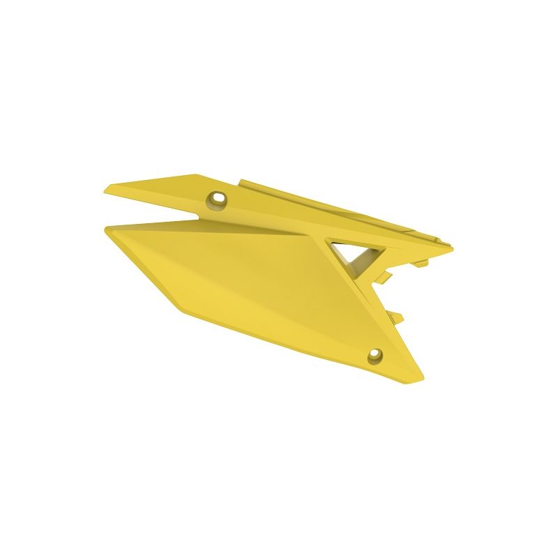 P8421200001 Portanumeri laterali SUZUKI RMZ 450 2018-2022 Giallo rm01  Polisport