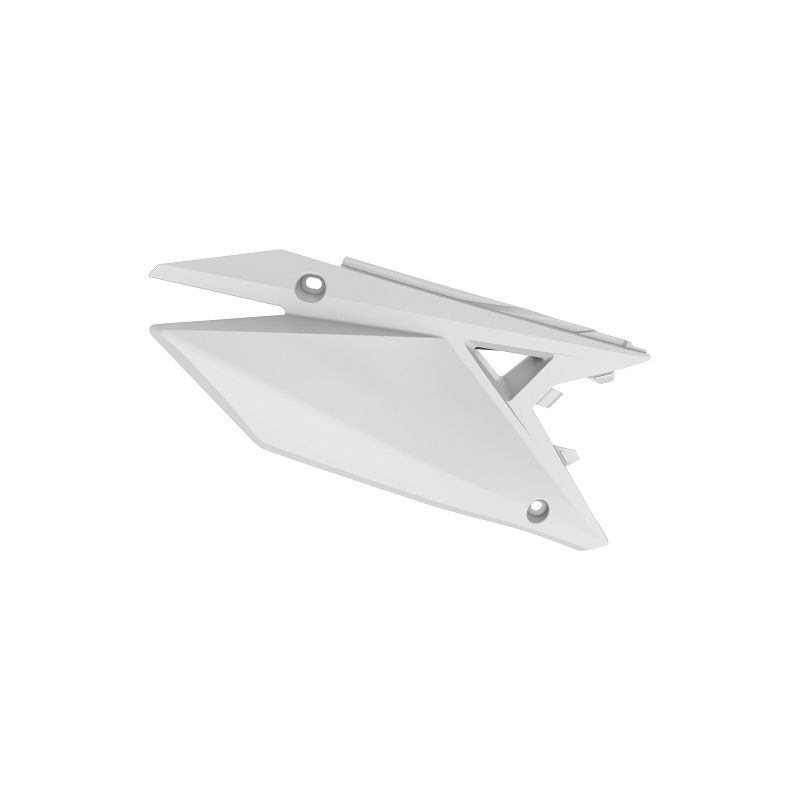 P8421200002 Portanumeri laterali SUZUKI RMZ 450 2018-2022 Bianco  Polisport