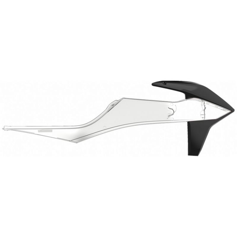 Convogliatori radiatori KTM 250 SX 2019-2022 Clear/Nero