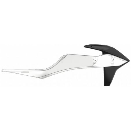 Convogliatori radiatori KTM 250 EXC F 2020-2022 Clear/Nero