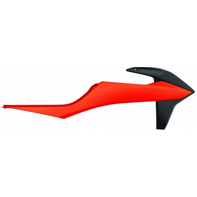 P8422100007 Convogliatori radiatori KTM 250 SX F 2019-2022 Arancione fluo/Nero  Polisport