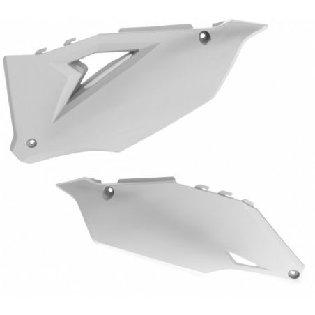 Portanumeri laterali KAWASAKI KX 250 F 2021-2022 Bianco