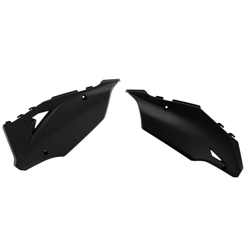 Kit restyling completo KX e ricambi KAWASAKI KX 125 2003-2008 Nero PORTANUMERI LATERALI PER KIT RESTYLING