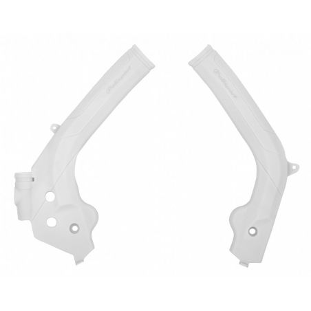 P8466600003 Protezioni telaio POLISPORT HUSQVARNA 250 TC 2017-2018 Bianco  Polisport