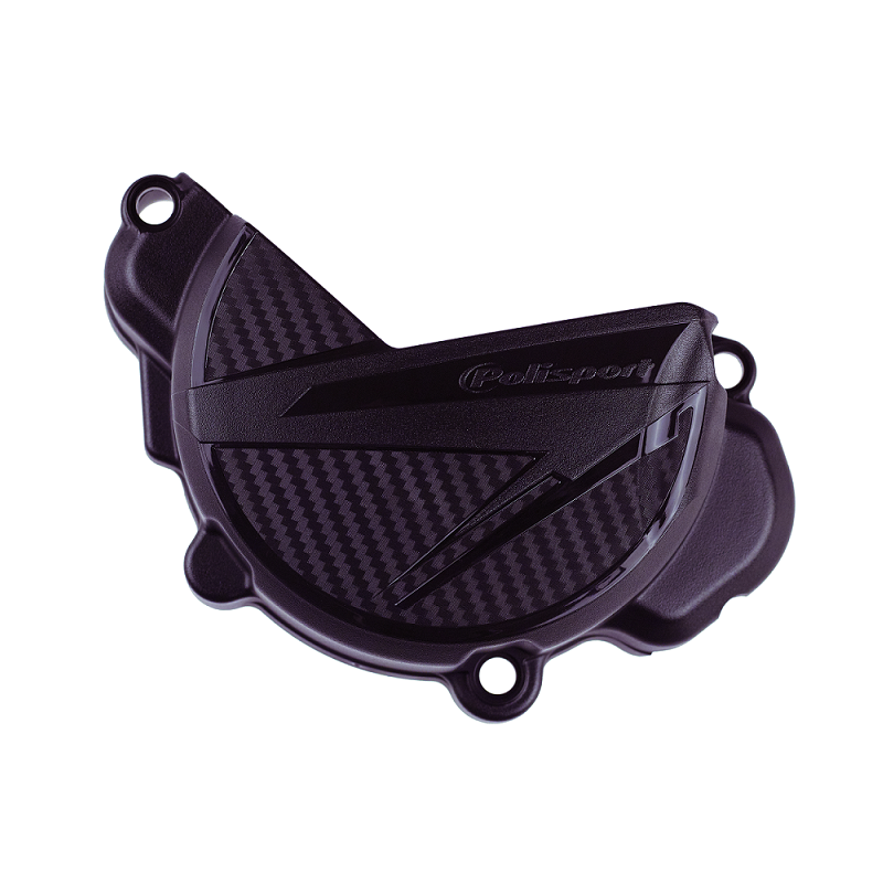 Protezione coperchio generatore POLISPORT KTM 250 EXC F 2009-2011 Nero
