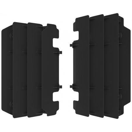 Griglie radiatori e retine di protezione KAWASAKI KX 125 2003-2005 Nero GRIGLIE RADIATORI