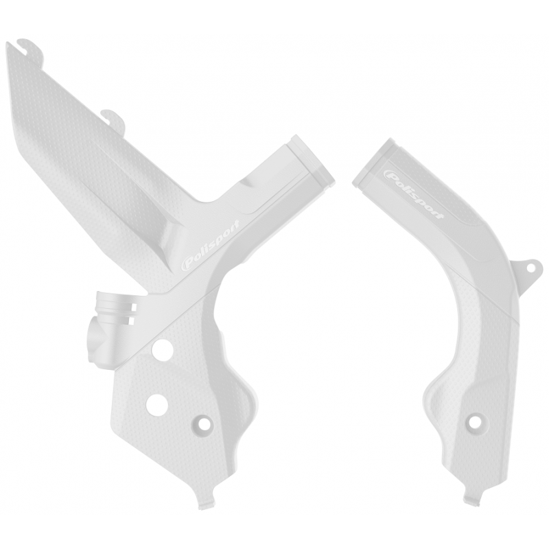 Protezioni telaio POLISPORT KTM 125 SX 2019-2022 Bianco