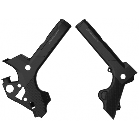 P8473100001 Protezioni telaio POLISPORT GAS GAS EC 250 2018-2020 Nero  Polisport
