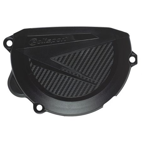P8474600001 Protezione coperchio frizione POLISPORT KTM 250 EXC 2009-2012 Nero  Polisport