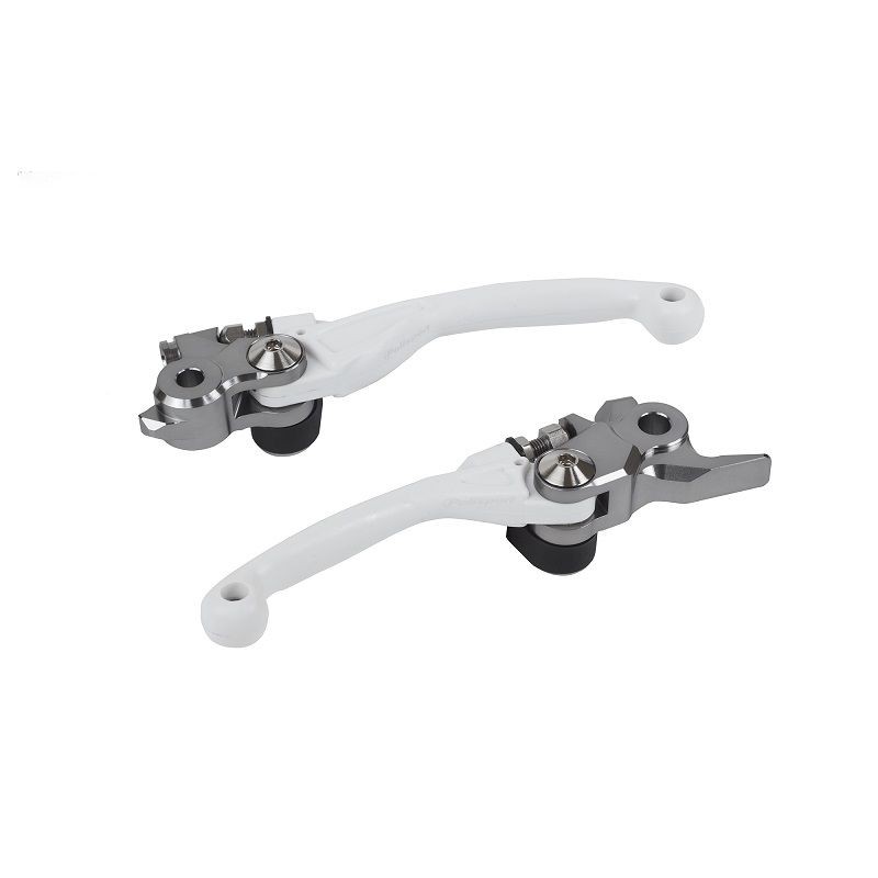P8487200023 Leve snodate Cross e Enduro POLISPORT KAWASAKI KX 65 2000-2023 Bianco  Polisport