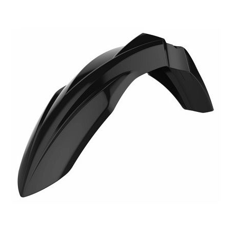 P8574500003 Parafango anteriore KAWASAKI KX 125 2003-2008 Nero  Polisport