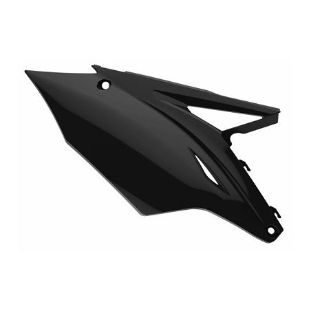 P8608200003 Portanumeri laterali KAWASAKI KX 250 F 2017-2020 Nero  Polisport