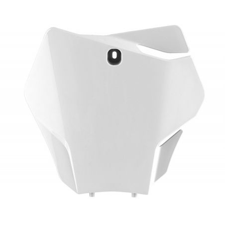 P8668100004 Tabella portanumero GAS GAS MC 350 F 2022-2022 Bianco  Polisport
