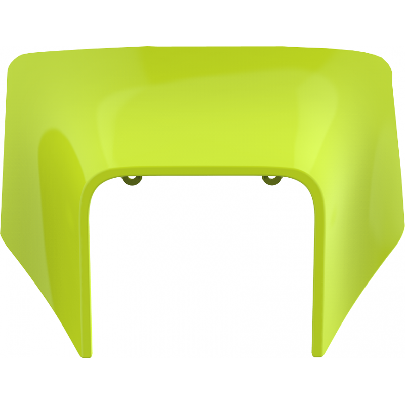 P8668700003 Mascherina portafaro HUSQVARNA 350 FE 2020-2022 Giallo fluo  Polisport