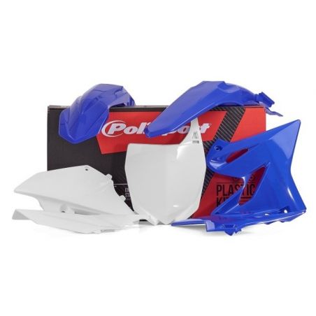 P90647 Kit MX YAMAHA YZ 250 2015-2020 Blu yam98/Bianco  Polisport