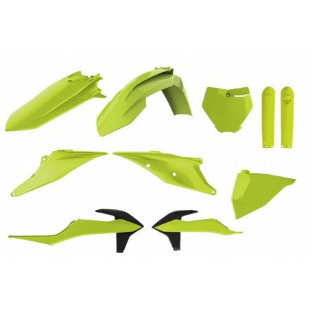 P90812 Kit plastiche replica - FLUO KTM 125 SX 2019-2022 Giallo fluo  Polisport