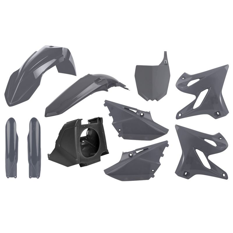 Kit restyling completo YZ YAMAHA YZ 125 2002-2014 Nardo grey - I parasteli forcella sono compatibili solo con i modelli 2008/201