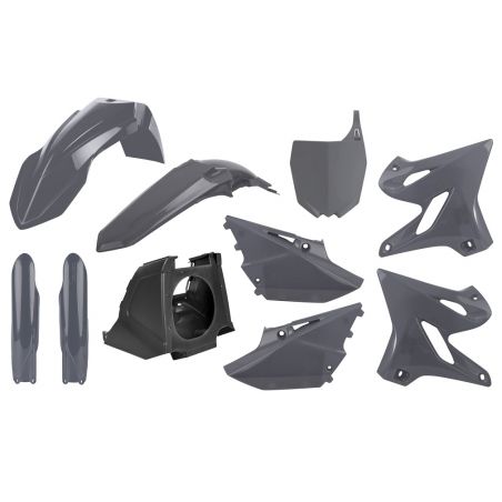 P90908 Kit restyling completo YZ YAMAHA YZ 250 2002-2014 Nardo grey - I parasteli forcella sono