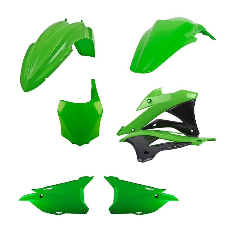 P90922 Kit MX KAWASAKI KX 85 2014-2022 Verde 05  Polisport