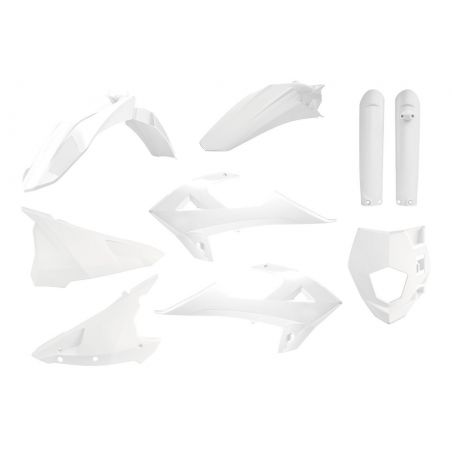 P91031 Kit Enduro GAS GAS EC 250 2018-2019 Bianco  Polisport