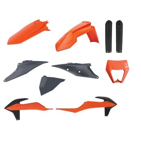 Kit MX - Kit Enduro KTM 250 EXC F 2020-2022 Arancione 16/Nardo grey