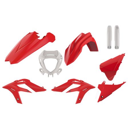P91059 Kit Enduro BETA Xtrainer 300 2020-2022 Rosso/Bianco - Convogliatori radiatori dei modelli