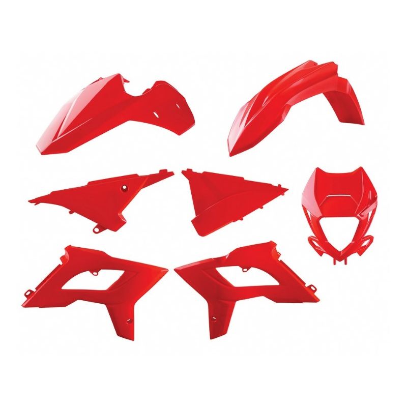 P91085 Kit restyling completo RR BETA RR 498 2013-2014 Rosso KIT RESTYLING  Polisport