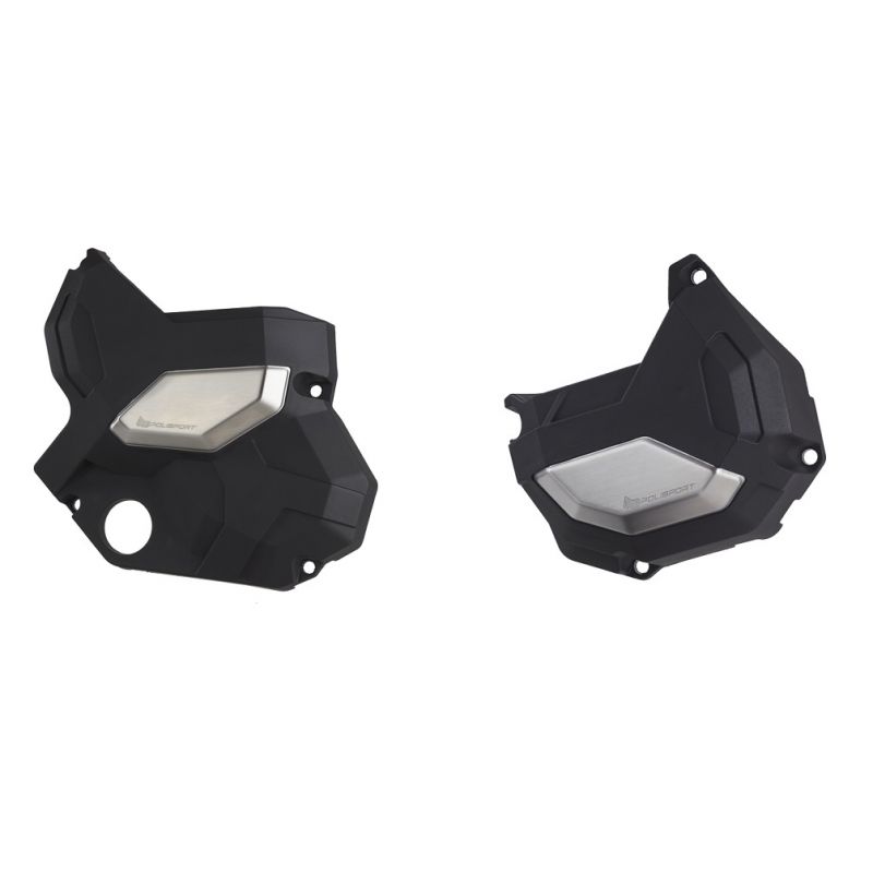 P91107 Protezioni coperchi motore Strada POLISPORT KAWASAKI Z 650 2017-2022 Kit (Lato destro + lato