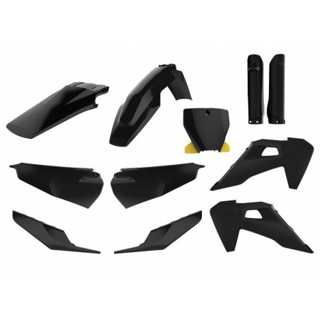 P91122 Kit MX - Kit Enduro HUSQVARNA 125 TC 2019-2022 Nero  Polisport