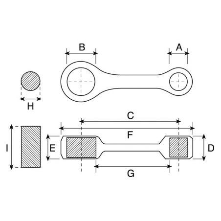 Bielle PROX HONDA CRF 150 R 2007-2022